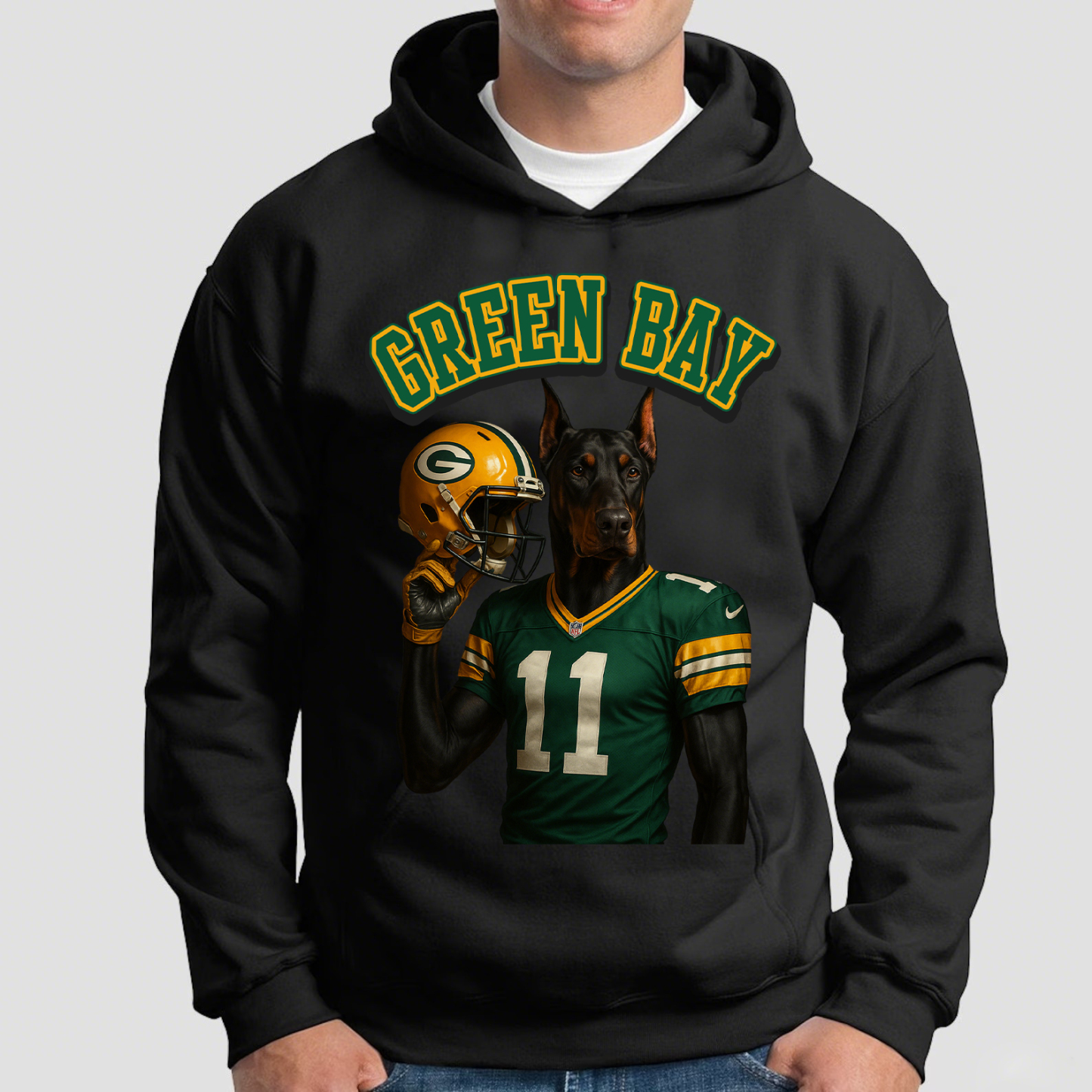 Custom American Football Pet Print Sweatshirt