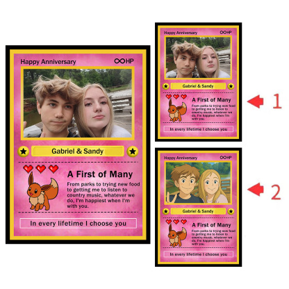 Poke Anime Magical Photo Raster Tilt Frame: Real to Ghibli Art🔥