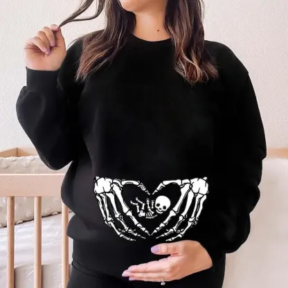 Pregnant Skeleton Shirt