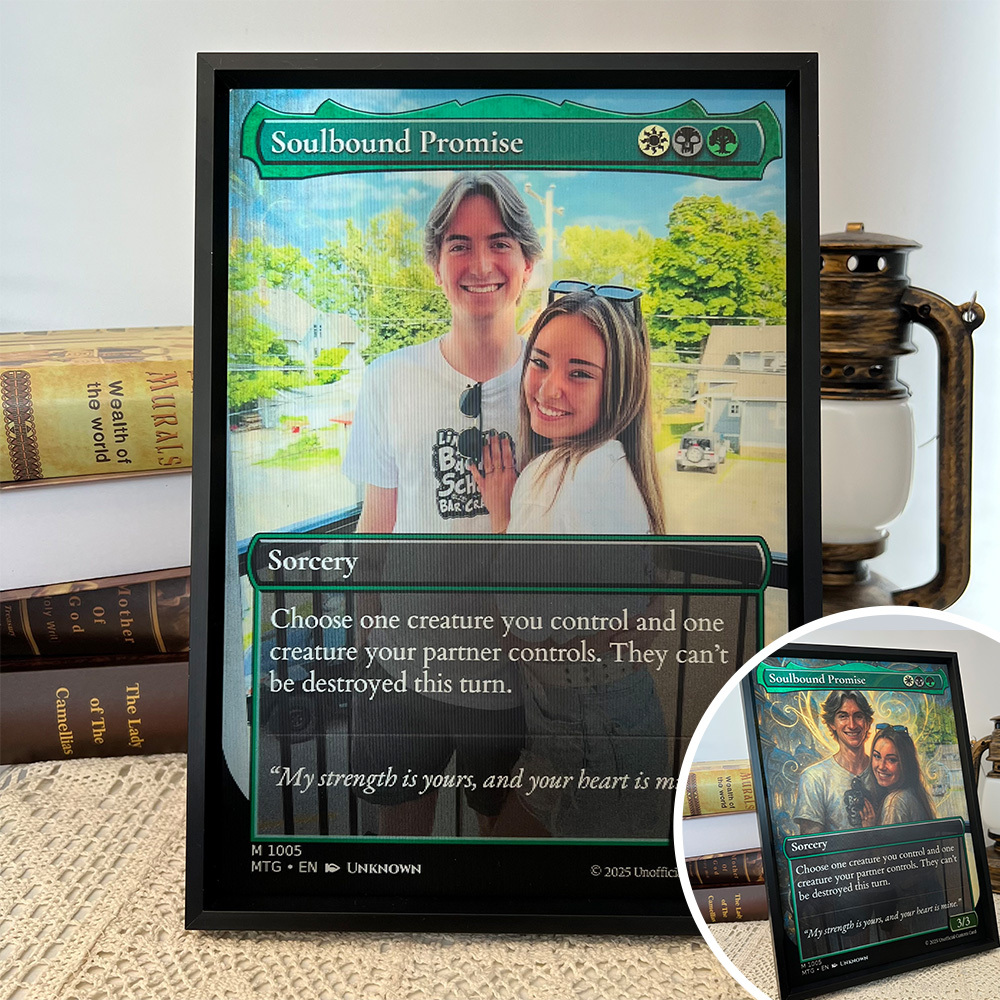 Custom Anime Couples MTG Magic TCG Frame Wall Art