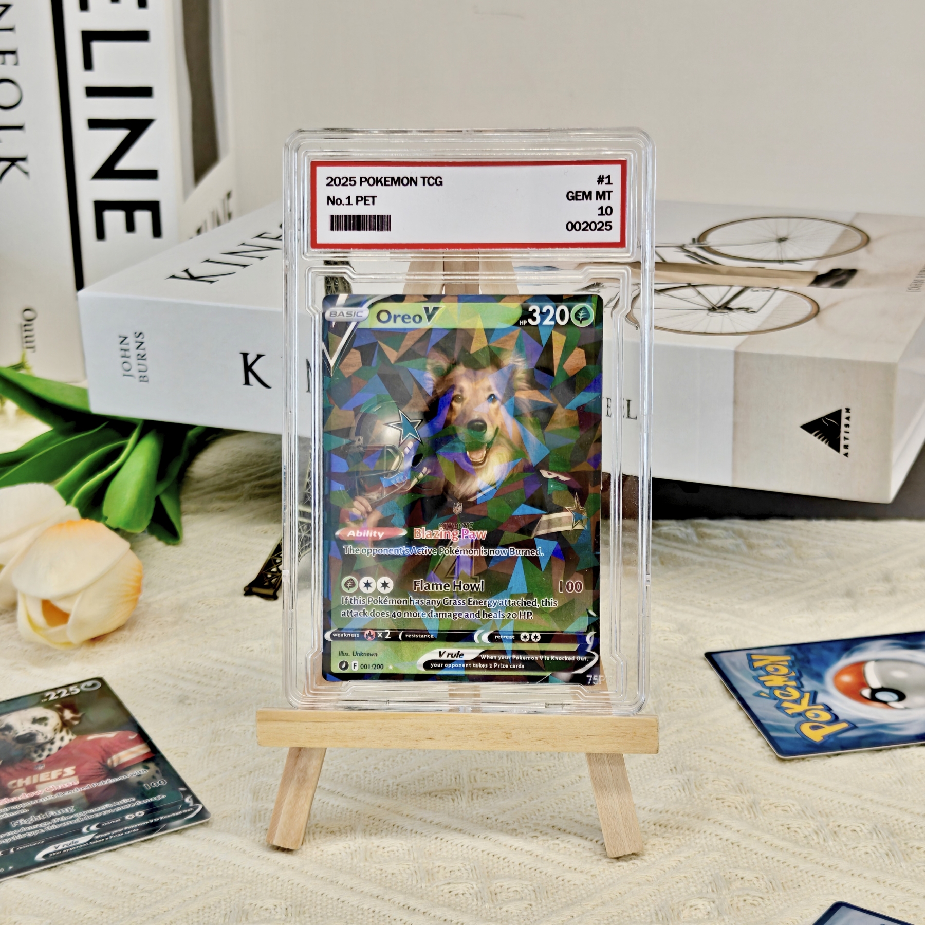 Custom Pet American Football Card