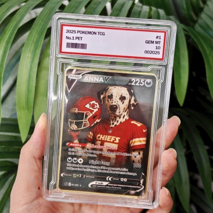 Custom Pet American Football Card