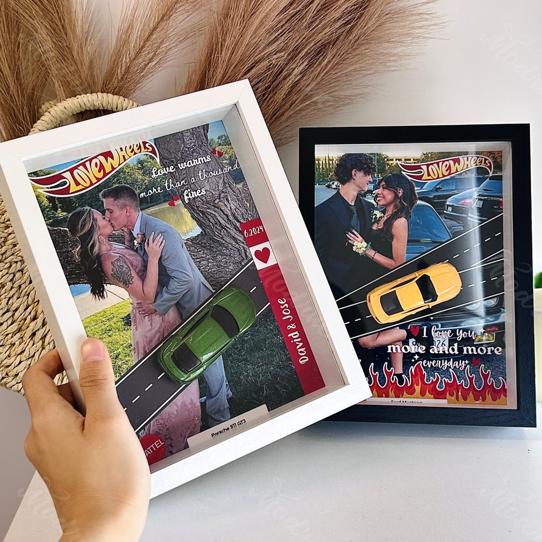 Personalized Car Display Frame with Photo