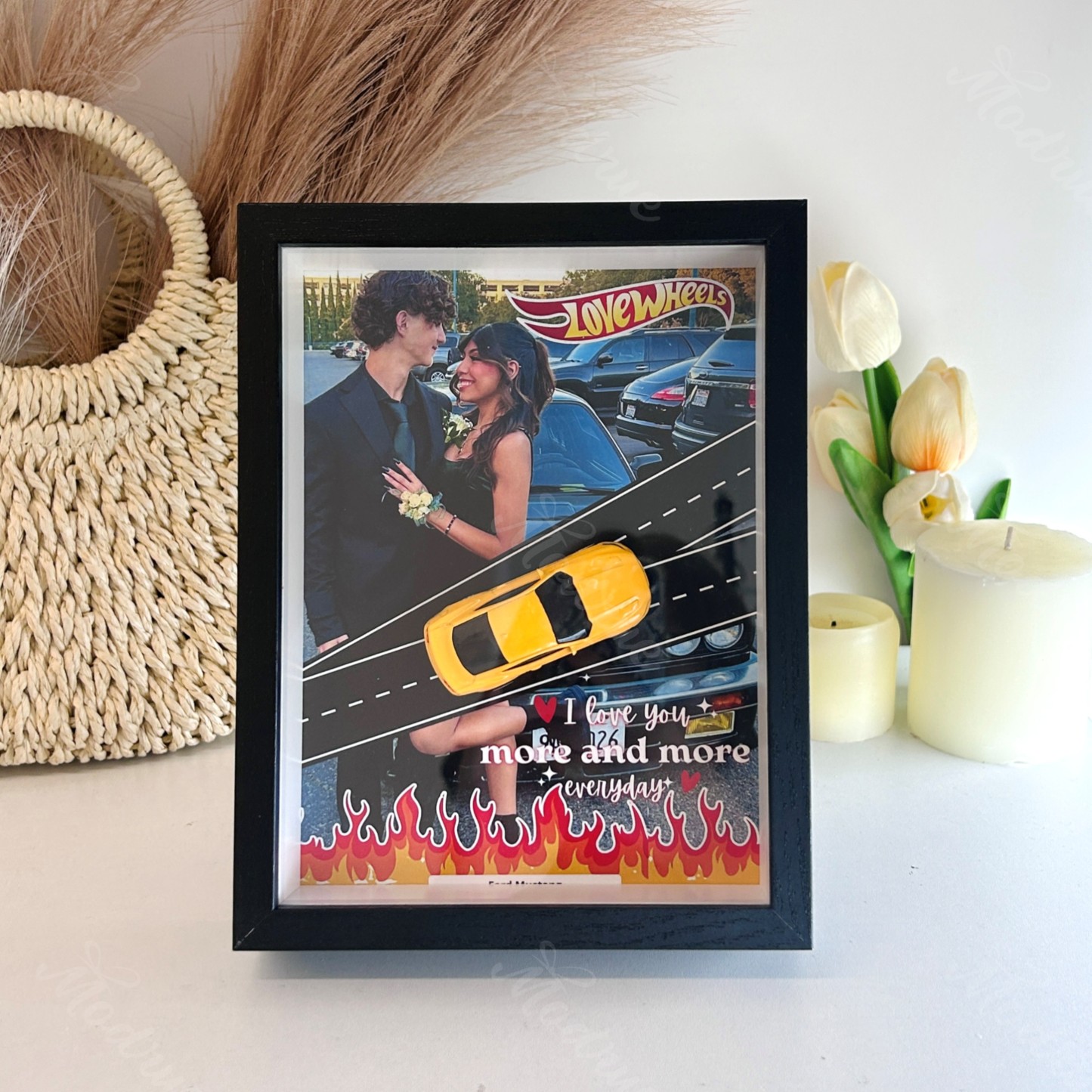 Personalized Car Display Frame with Photo