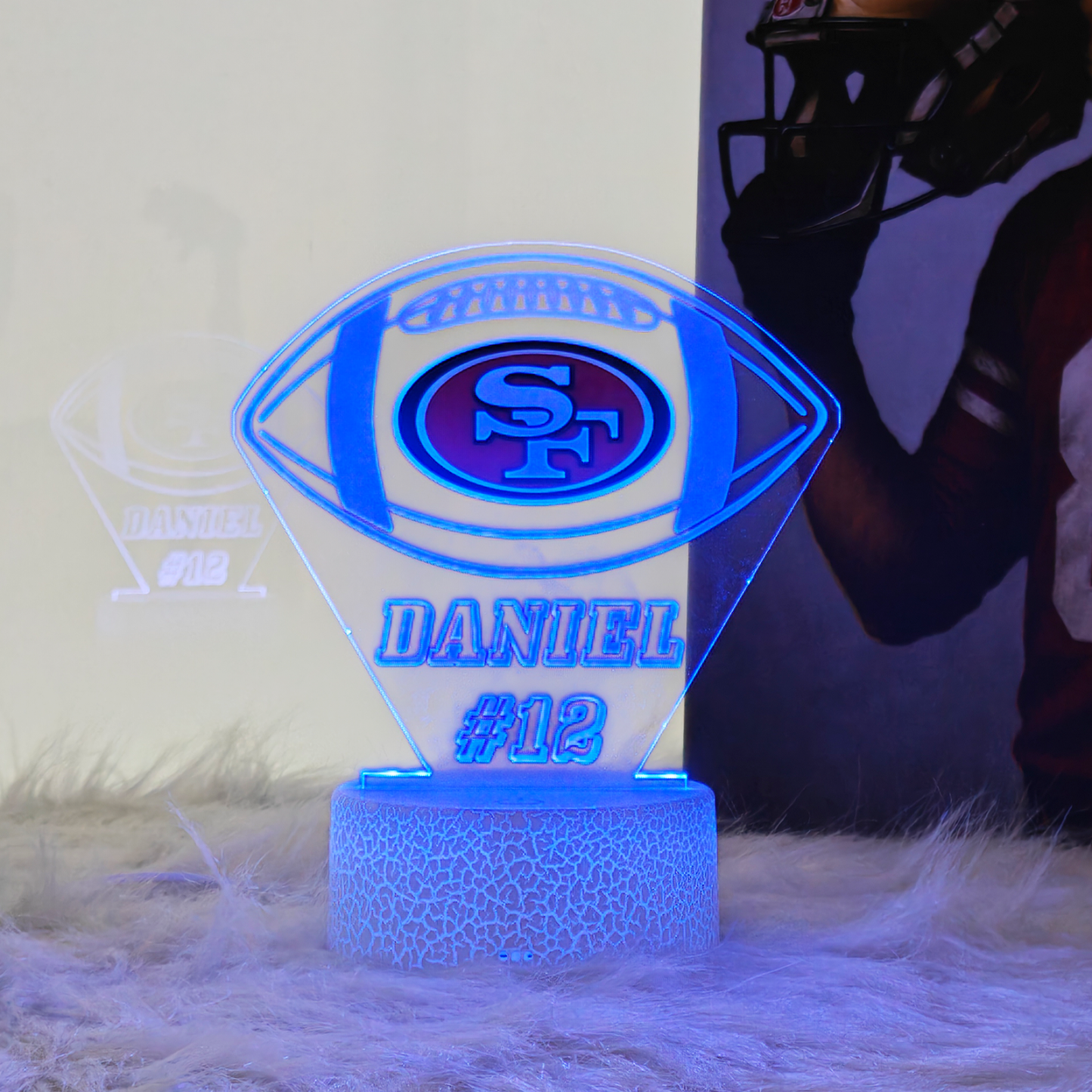 Personalized Football Sports LED Light