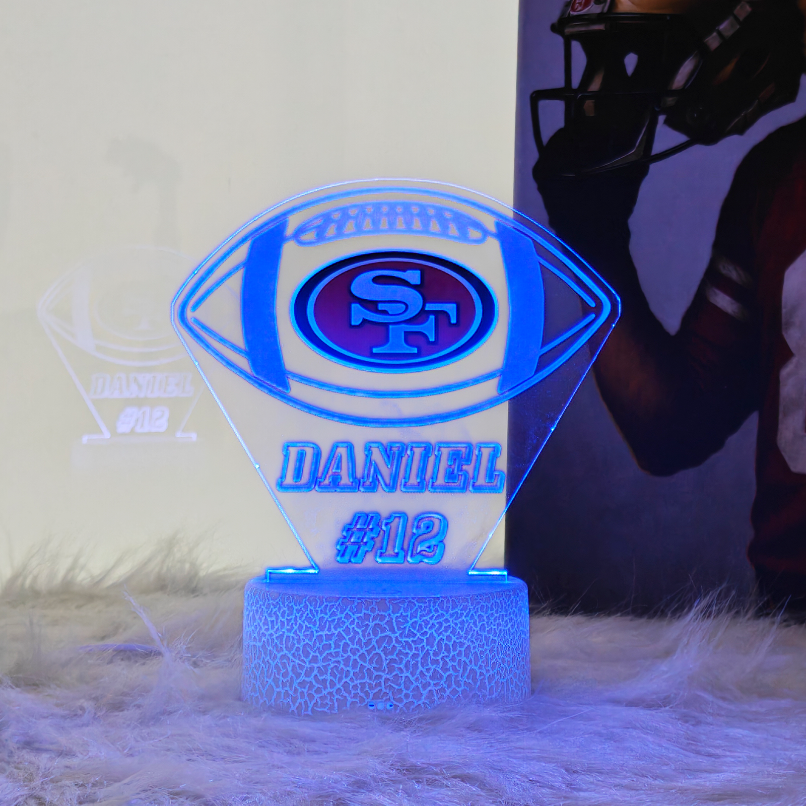Personalized Football Sports LED Light