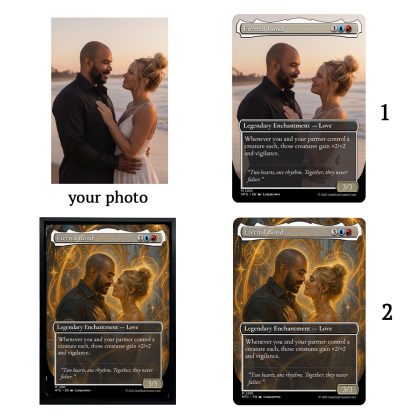 Custom Anime Couples MTG Magic TCG Frame Wall Art