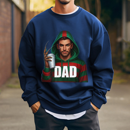 Personalized Horror Mask Mama DAD NoText Halloween Sweatshirt