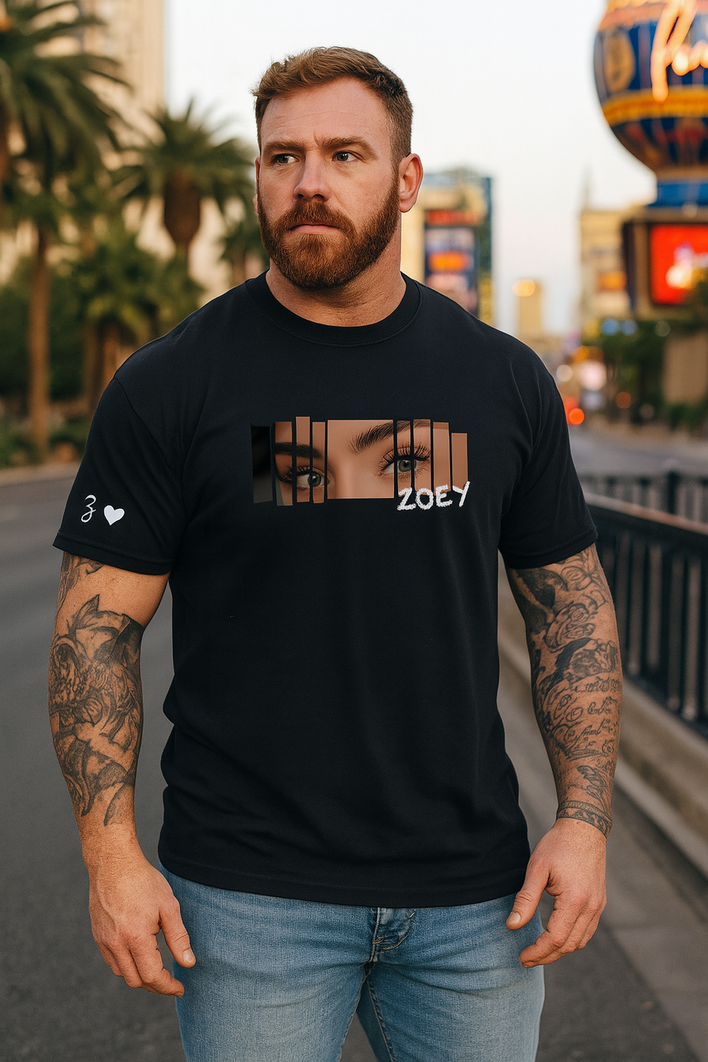 Custom Eyes Shirt, Girlfriend Eyes Tee