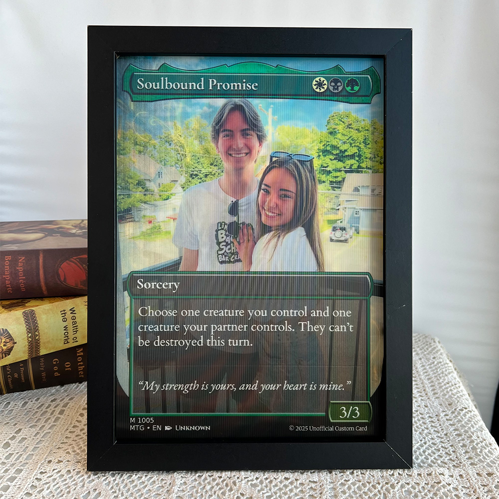 Custom Anime Couples MTG Magic TCG Frame Wall Art