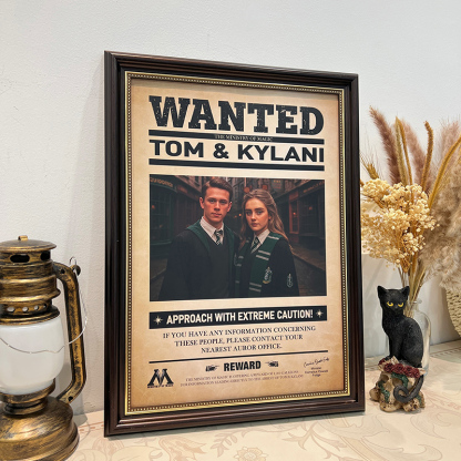 Custom WANTED Wizard Couple Magician Portrait 🧙🏻