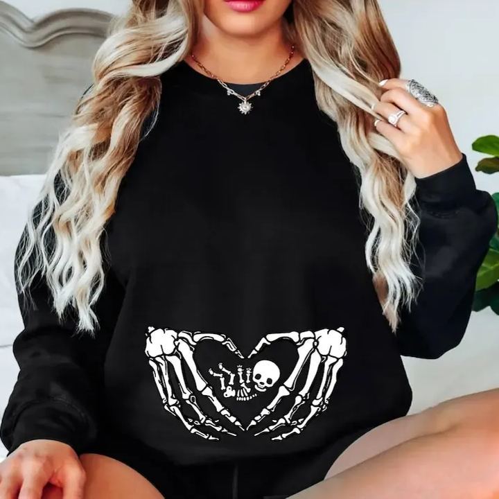 Pregnant Skeleton Shirt