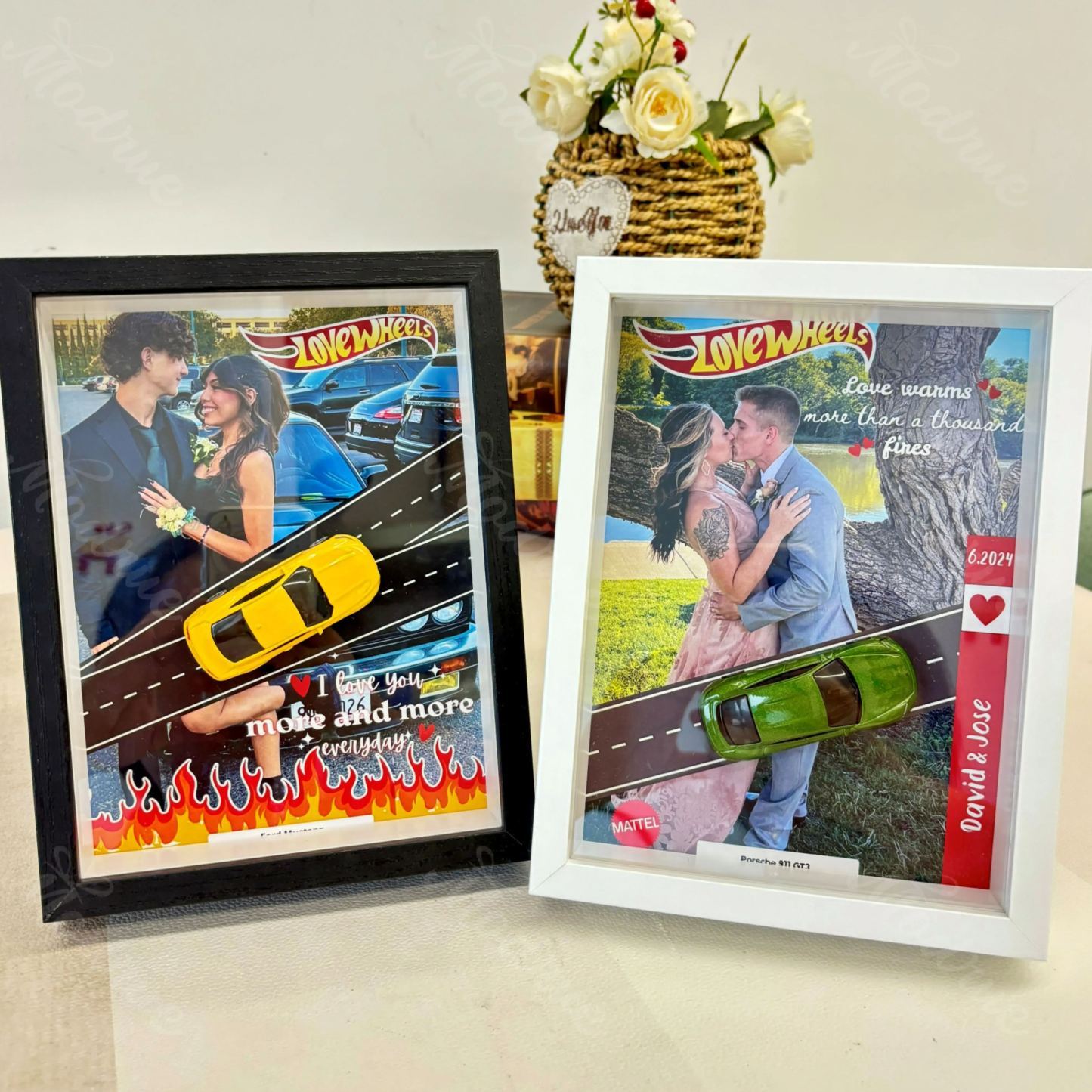 Personalized Car Display Frame with Photo