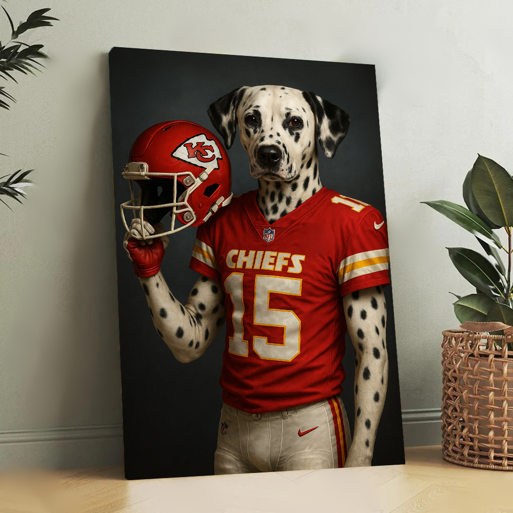 Custom NFL Pet Portraits