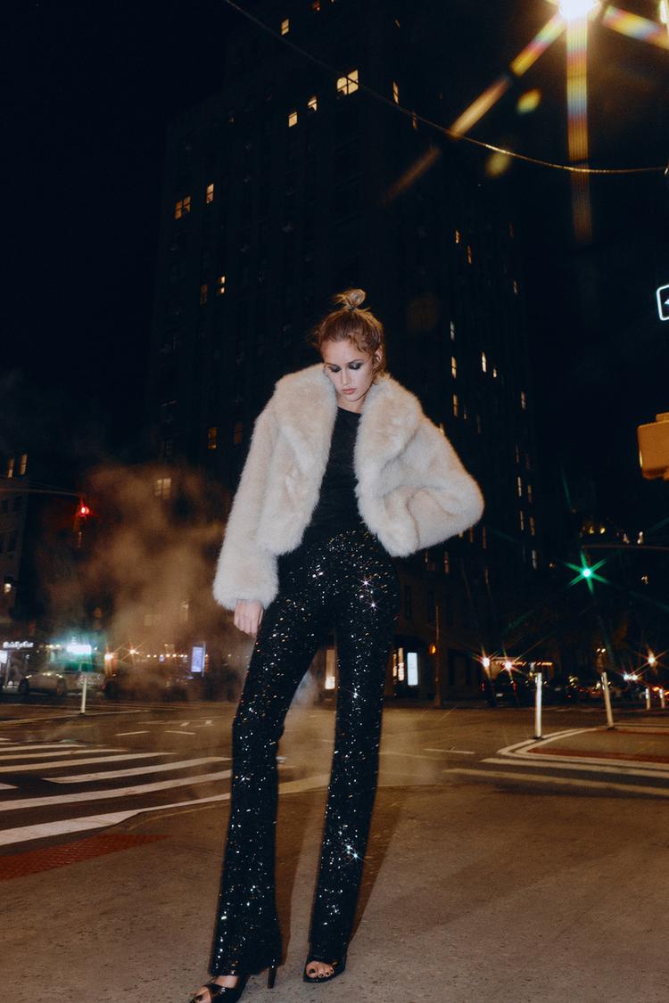 Nightfall Sequin Flare Pants