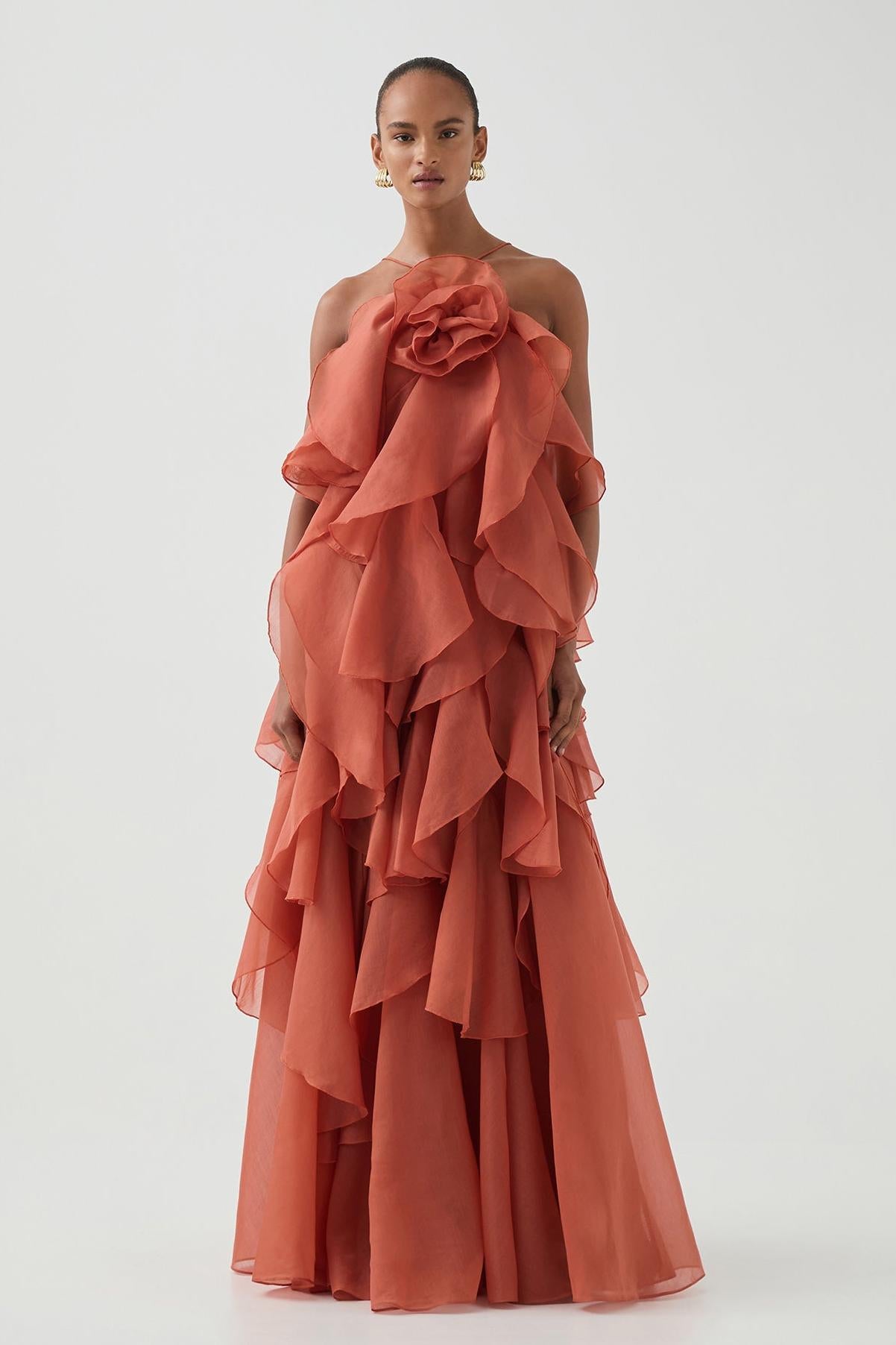 Tartar Castle Stacks Maxi Dress-ROVOLE