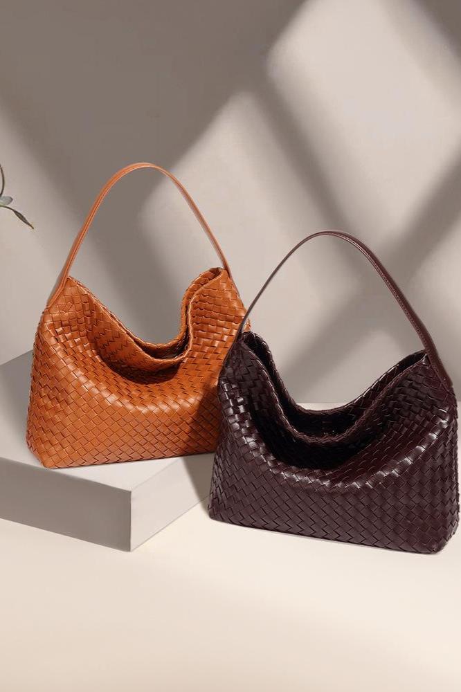 Woven Large Capacity Shoulder Crossbody Bag-ROVOLE