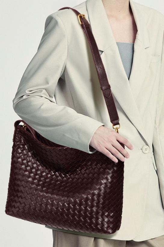 Woven Large Capacity Shoulder Crossbody Bag-ROVOLE