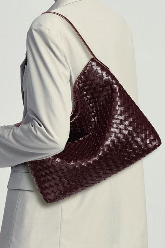 Woven Large Capacity Shoulder Crossbody Bag-ROVOLE