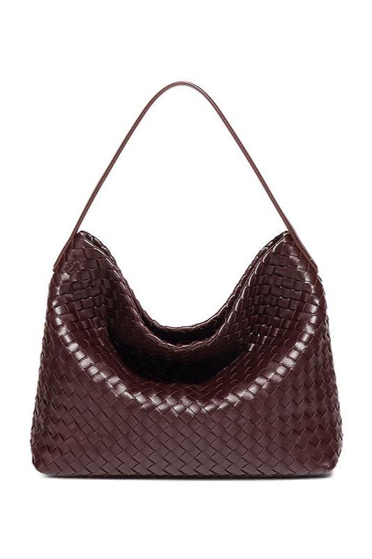 Woven Large Capacity Shoulder Crossbody Bag-ROVOLE