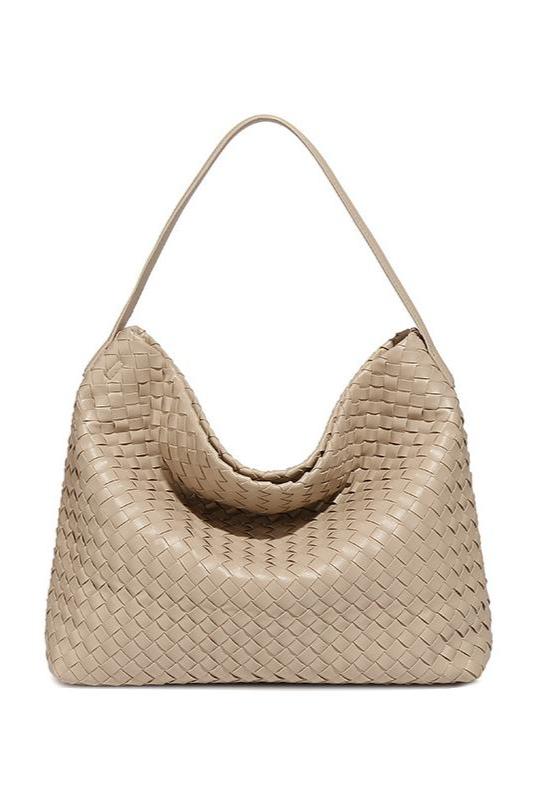 Woven Large Capacity Shoulder Crossbody Bag-ROVOLE