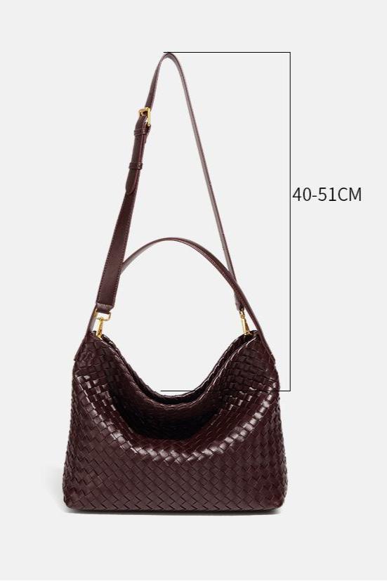 Woven Large Capacity Shoulder Crossbody Bag-ROVOLE