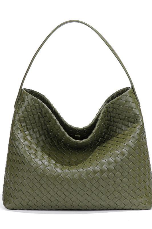 Woven Large Capacity Shoulder Crossbody Bag-ROVOLE
