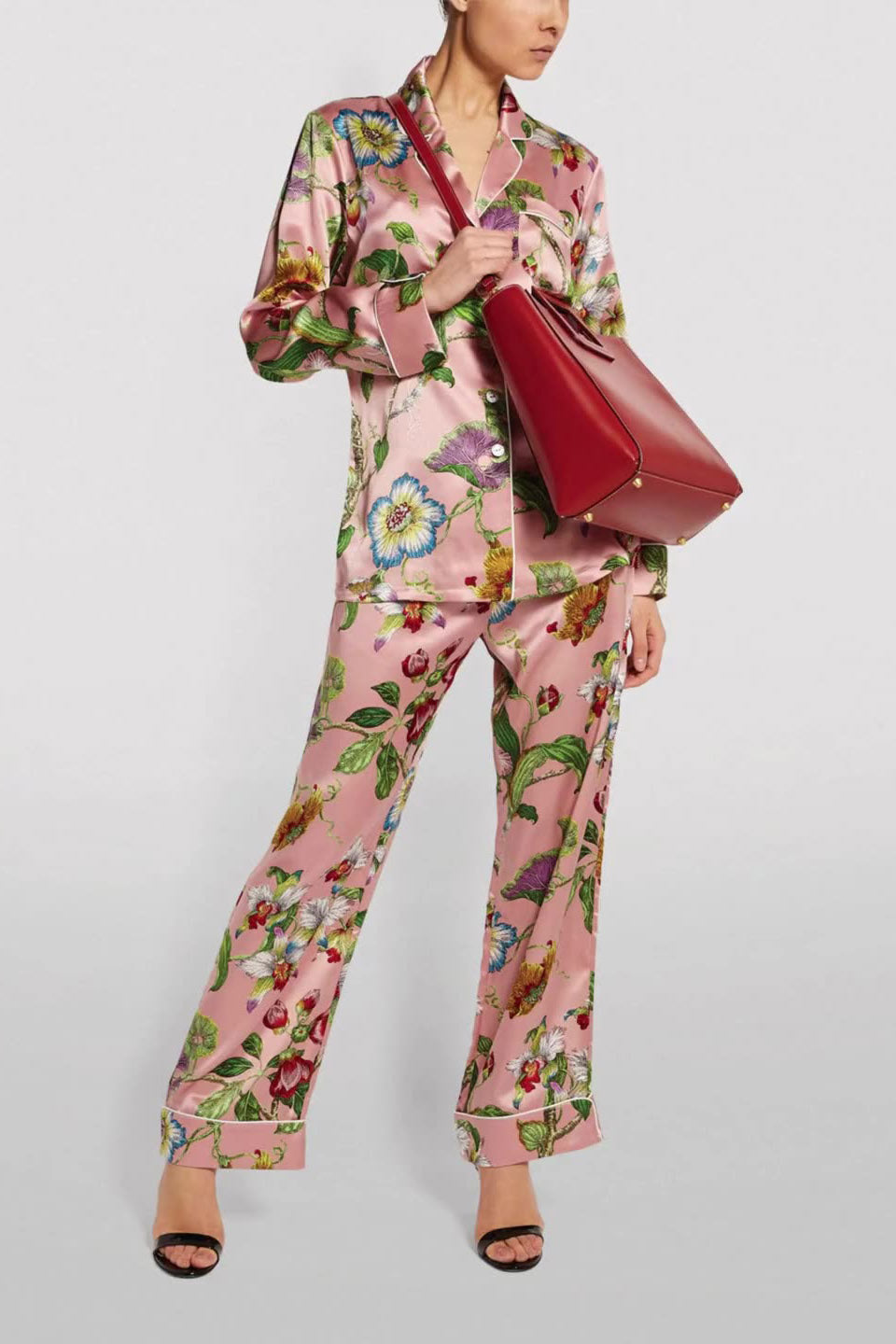 Secret Garden Print Pajama Set-ROVOLE