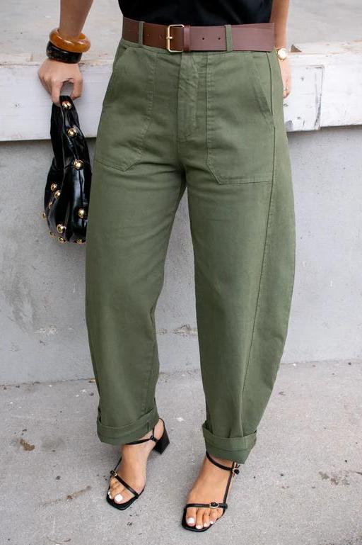 Leon Barrel Pants-ROVOLE