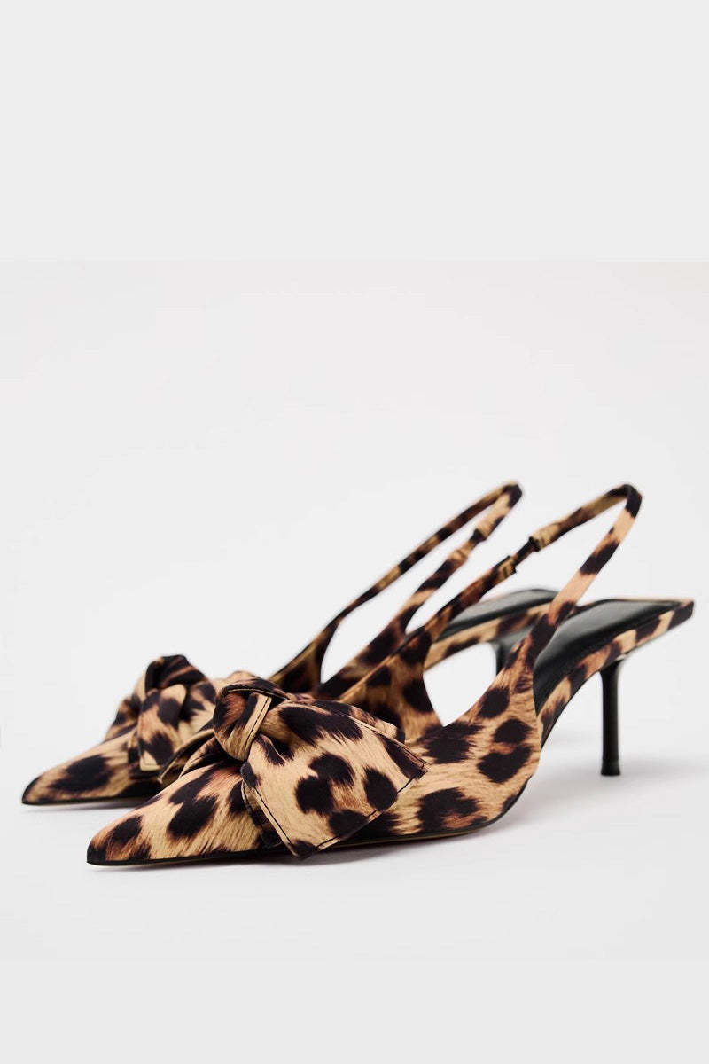 Leopard Print High Heels-ROVOLE