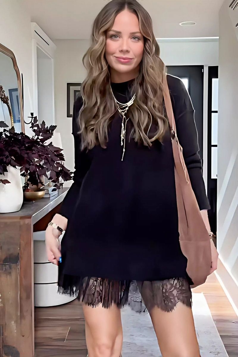 Sweet Lace Knit Set-ROVOLE