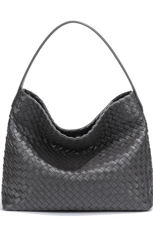 Woven Large Capacity Shoulder Crossbody Bag-ROVOLE