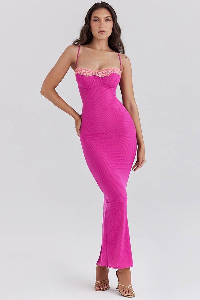 Summer Breeze Strap Midi Dress-ROVOLE