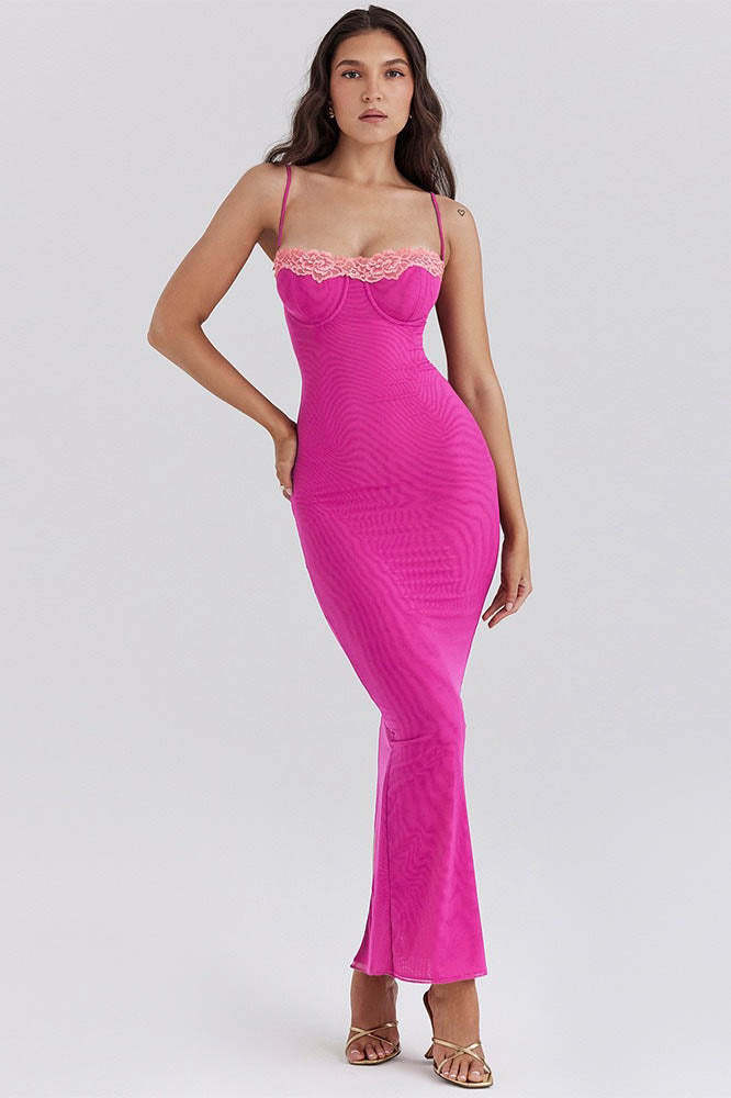 Summer Breeze Strap Midi Dress-ROVOLE