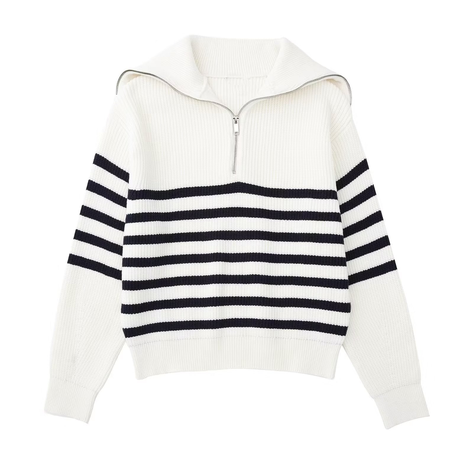 Holly Quarter Zip Sweater-ROVOLE