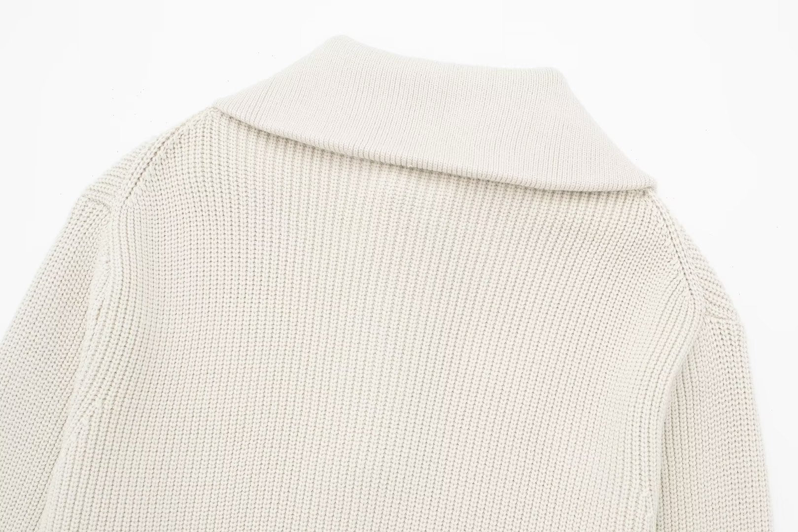 Holly Quarter Zip Sweater-ROVOLE