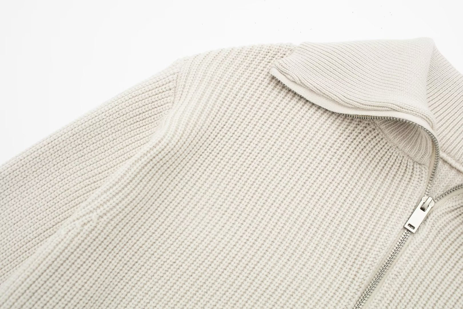 Holly Quarter Zip Sweater-ROVOLE