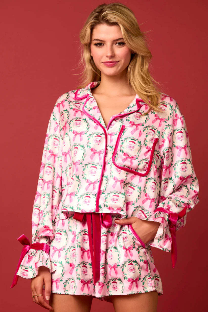 Christmas Character Sprint Pajama Short Set-ROVOLE