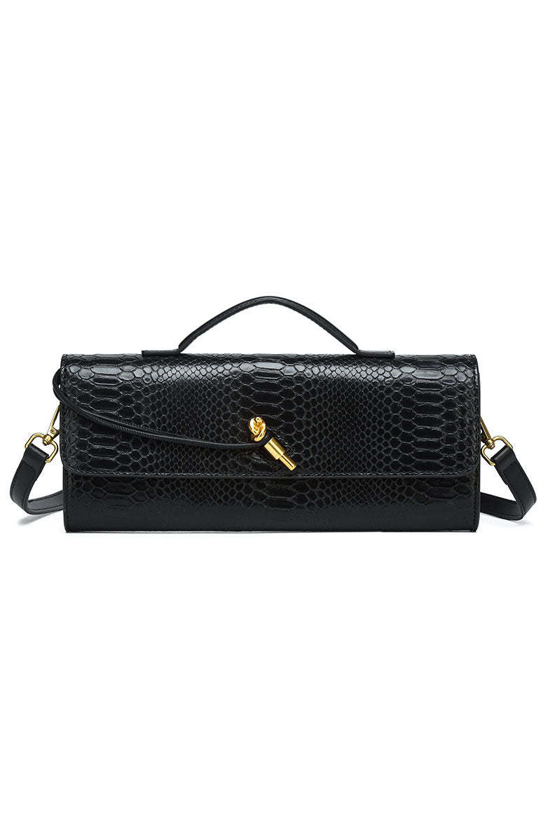 Woven Design Evening Clutch Bag-ROVOLE