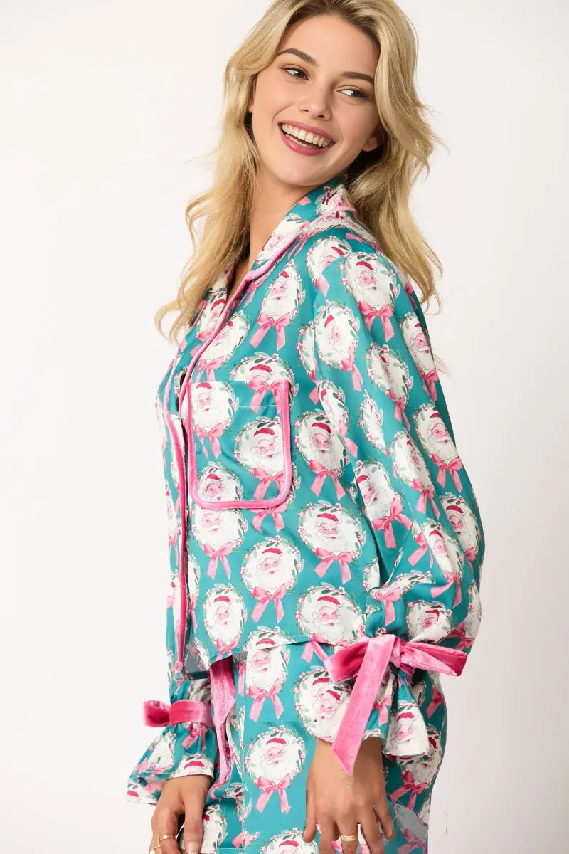 Christmas Character Sprint Pajama Long Set-ROVOLE
