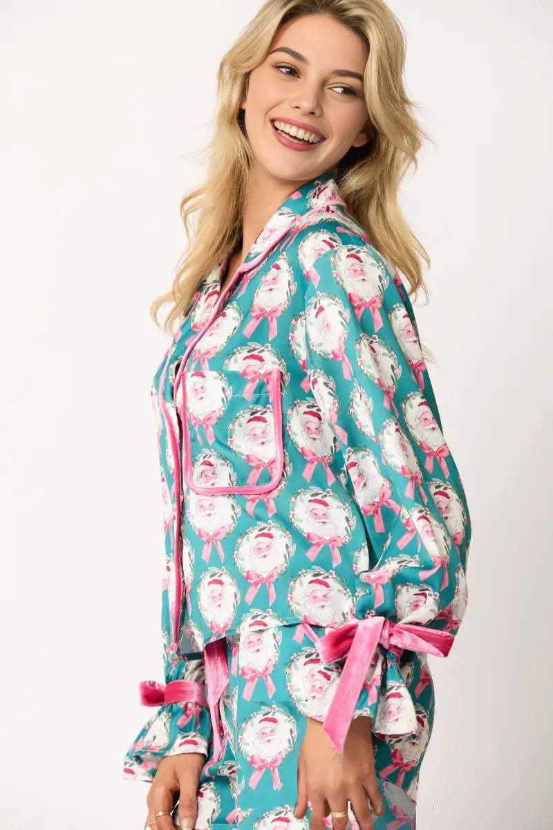 Christmas Character Sprint Pajama Long Set-ROVOLE