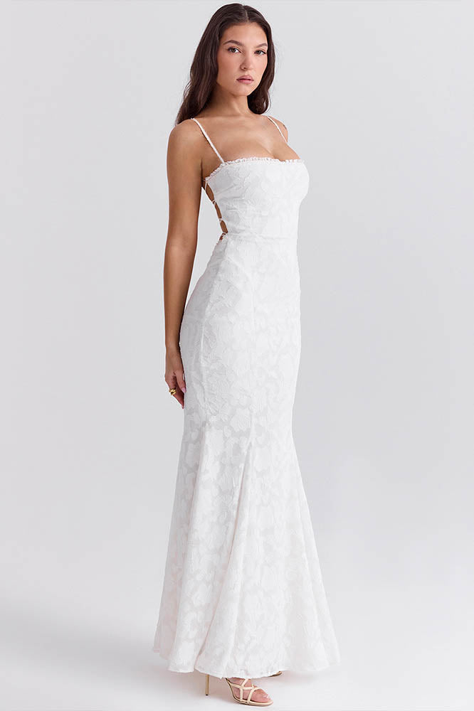 Tied Allure – Backless Slim Dress-ROVOLE
