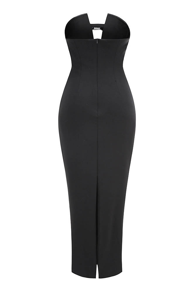 Noir Grace Maxi Dress-ROVOLE