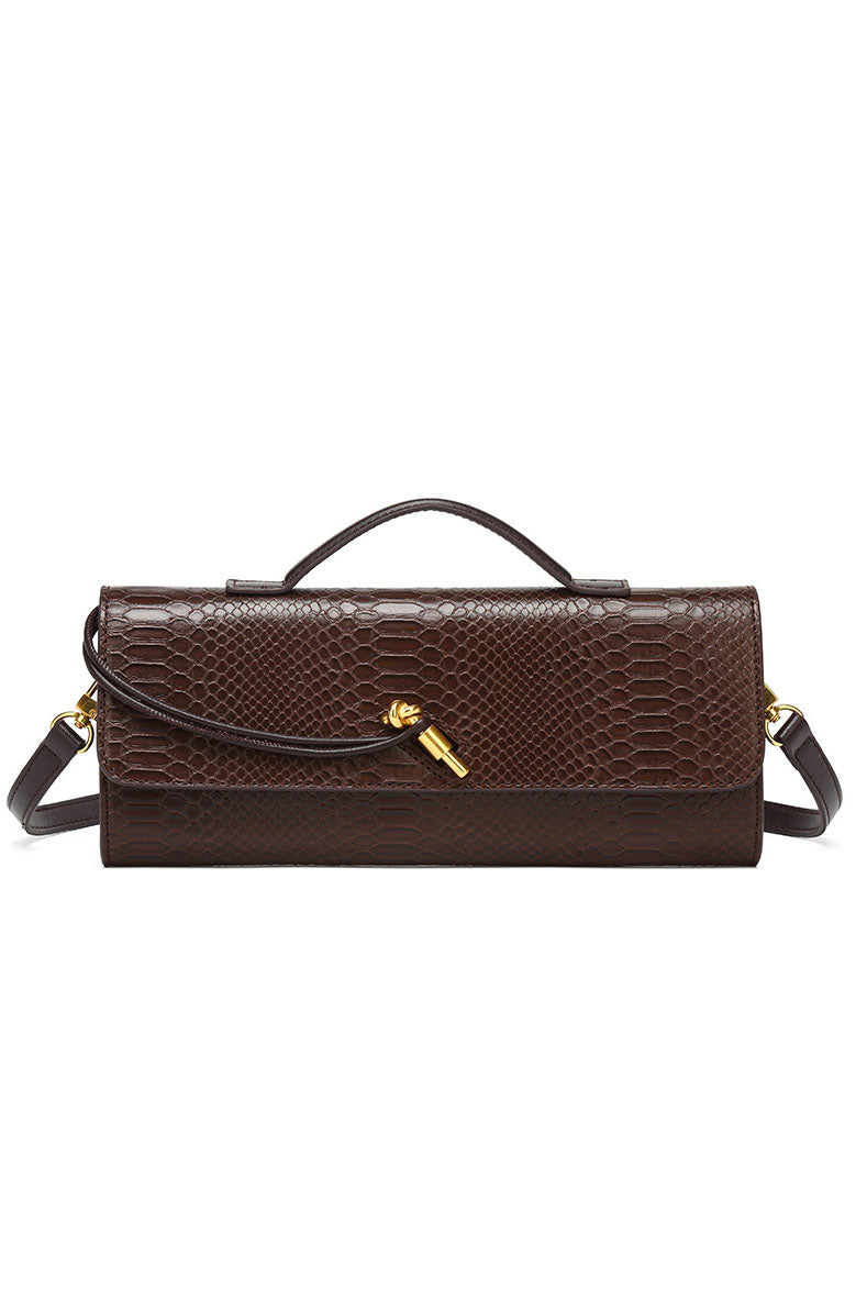 Woven Design Evening Clutch Bag-ROVOLE