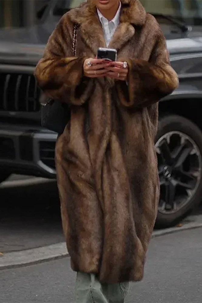 Luxurious Plush Coat-ROVOLE