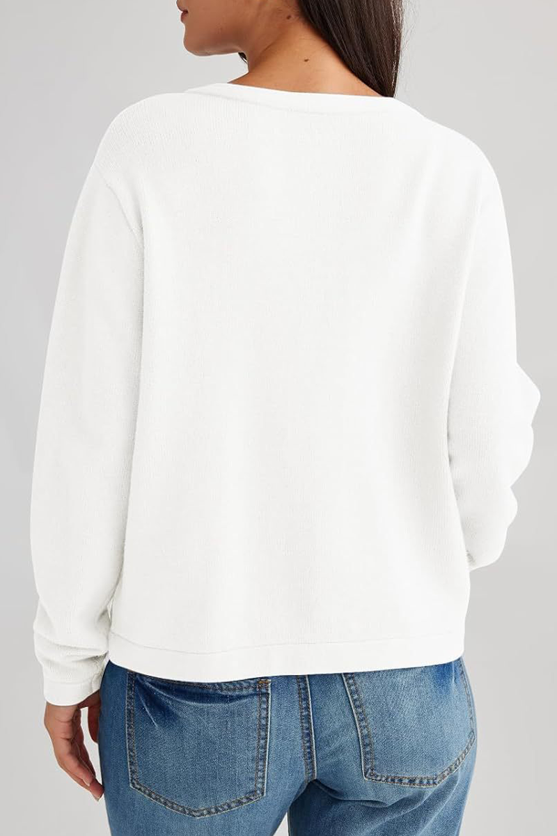 Casual Daily Solid Color Pocket Buttons O Neck Outerwear(3 Colors)-ROVOLE