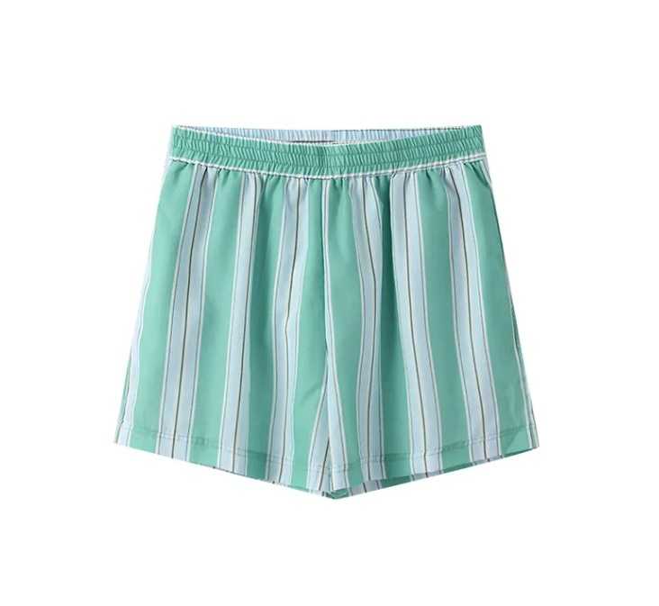 Stripes Shorts & Blouse-ROVOLE