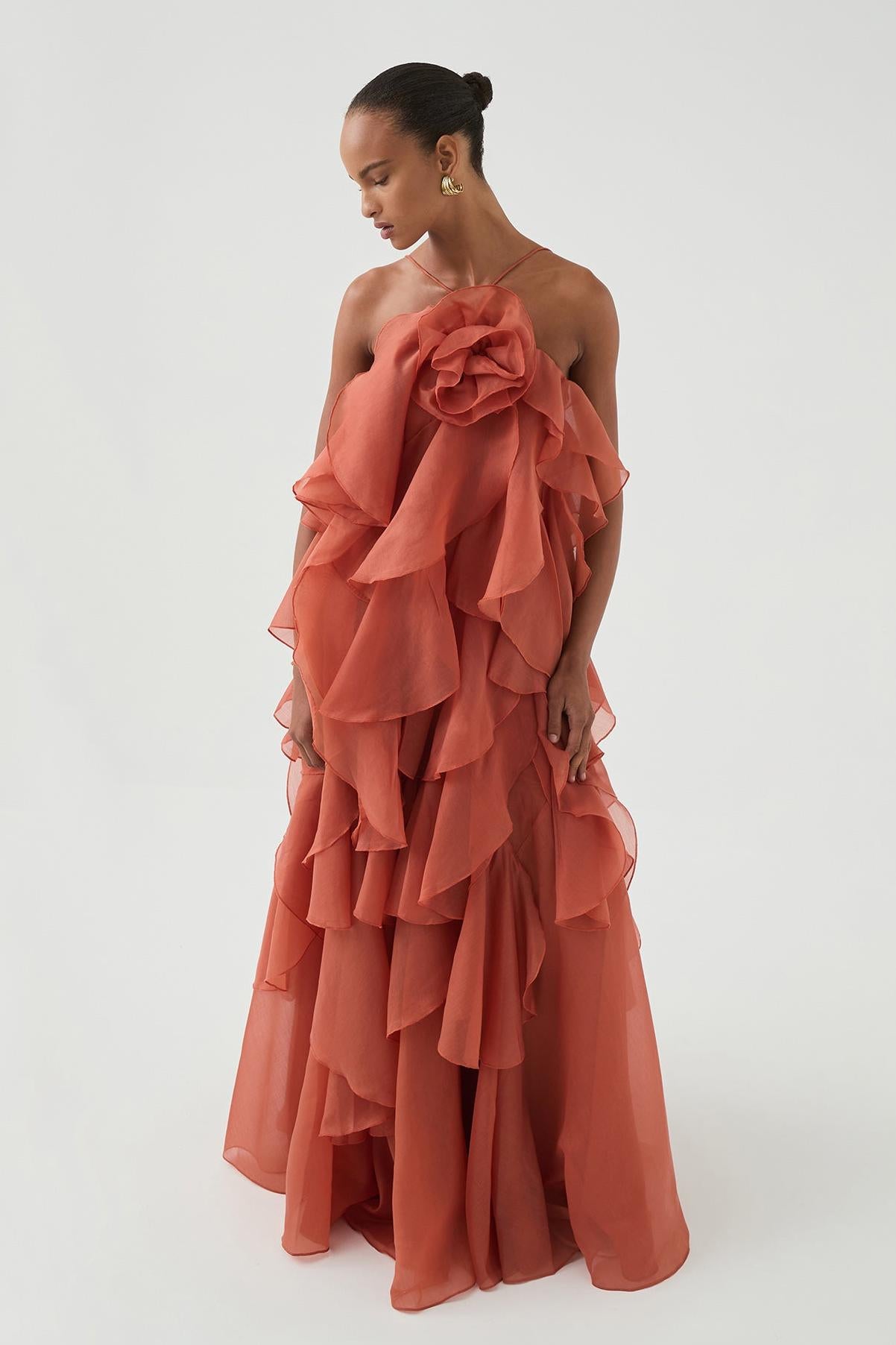 Tartar Castle Stacks Maxi Dress-ROVOLE