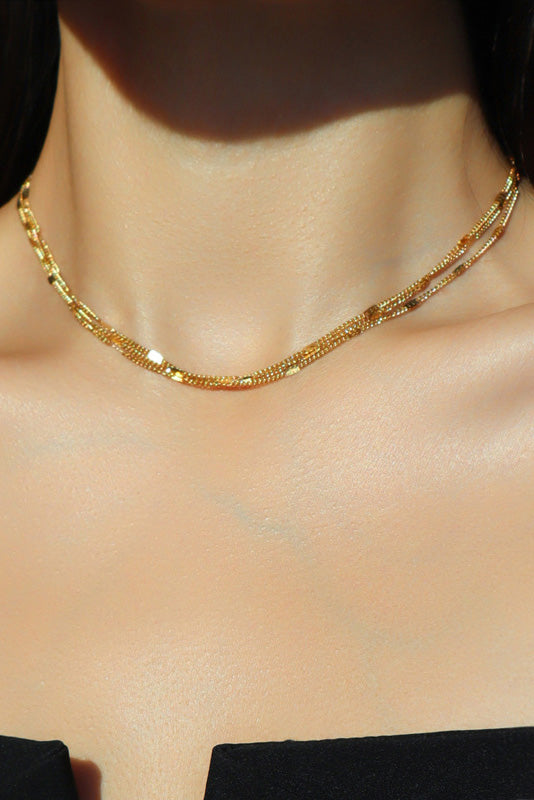 Gold Plated Seraphina Necklace-ROVOLE