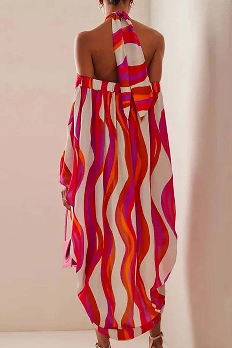 Halter Swimsuit and One Shoulder Bikini-ROVOLE